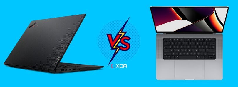 مقایسه لنوو ThinkPad X1 Extreme Gen 5 و مک بوک پرو 16