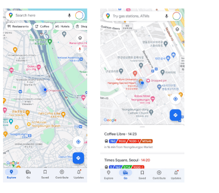 Advanced features of Google Maps